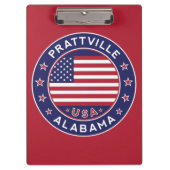 Prattville, Alabama Klemmbrett (Vorderseite)
