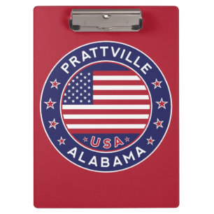 Prattville, Alabama Klemmbrett