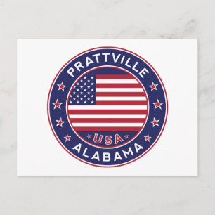 Prattville, Alabama Postkarte