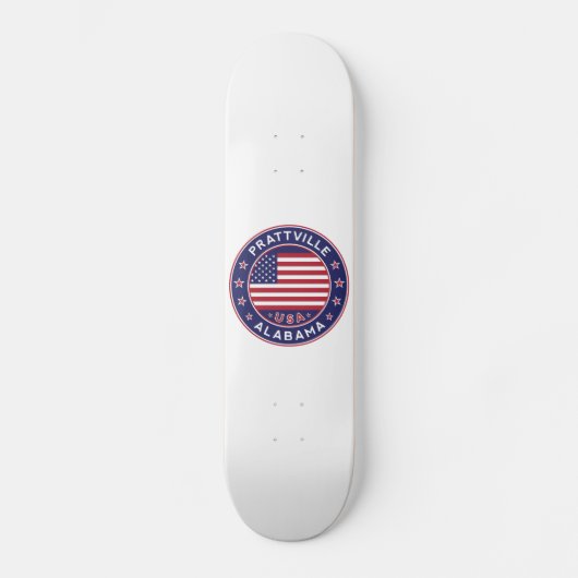 Prattville, Alabama Skateboard (Vorderseite)