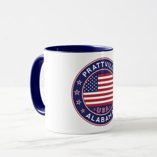 Prattville, Alabama Tasse (Vorderseite Links)