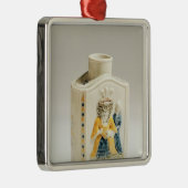 Prattware Teetransportgestell Silbernes Ornament (Rechts)