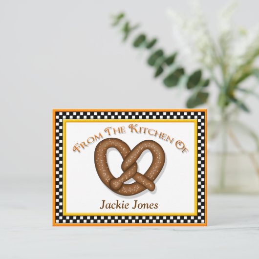 Prätzel-Rezeptionskarten Postkarte (Stehend Vorderseite)