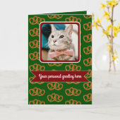 Prätzmuster-Urlaubswünsche - Ihr Foto & Text Karte (Gelbe Blume)