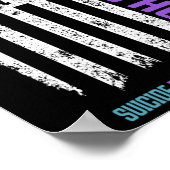 Prävention der amerikanischen Flagge Hoffnung Selb Poster (Ecke)