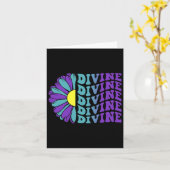 Prävention psychischer Gesundheit Bewusstsein für  Karte (Gelbe Blume)