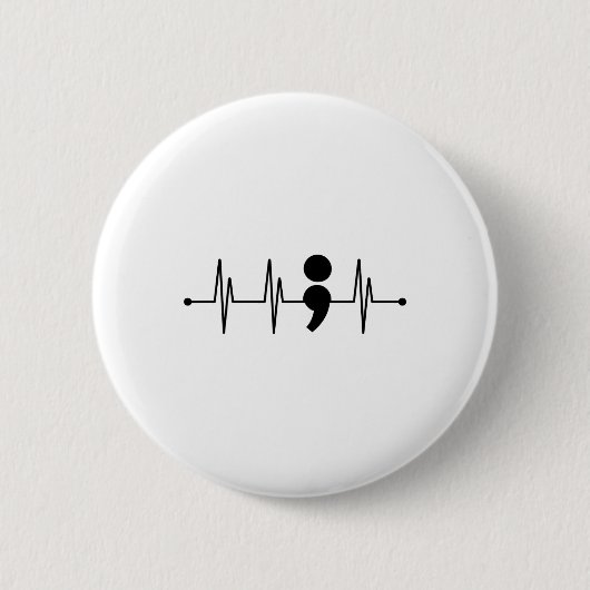 Prävention psychischer Gesundheit - Geschenk Button (Vorderseite)