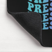 Präventionsbewusstsein für Anwesenheit Mousepad (Ecke)