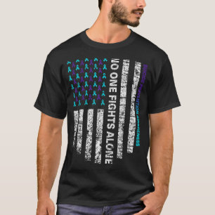 Präventionsbewusstseinswoche-Shirt-Schleife amerik T-Shirt