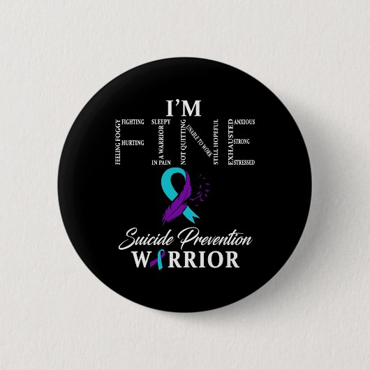 Präventionswarrior Button (Vorderseite)