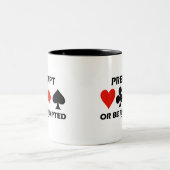 Präventiv- oder Präventivmaßnahmen (Spaß der Doppe Zweifarbige Tasse (Mittel)