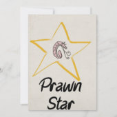 Prawn Star Pub Grüße Karte (Vorderseite)