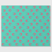 Prawns Pattern Geschenkpapier (Flach)