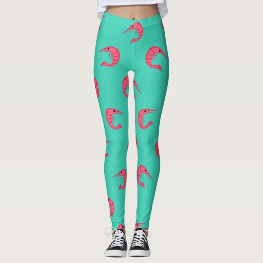 Prawns Pattern Leggings (Vorderseite)