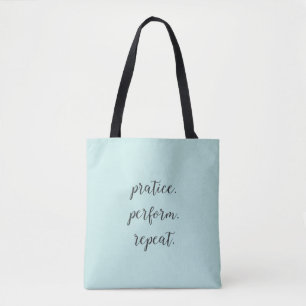 Praxis. ausführen. wiederholen. Totbeutel Tasche