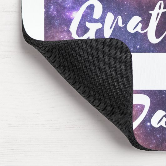 Praxis-Dankbarkeit täglich Mousepad (Ecke)