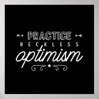 Praxis der rücksichtslosen Optimismus-Typografie