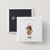 Praxis hält perfektes instand (Violine) Button (Vorne & Hinten)