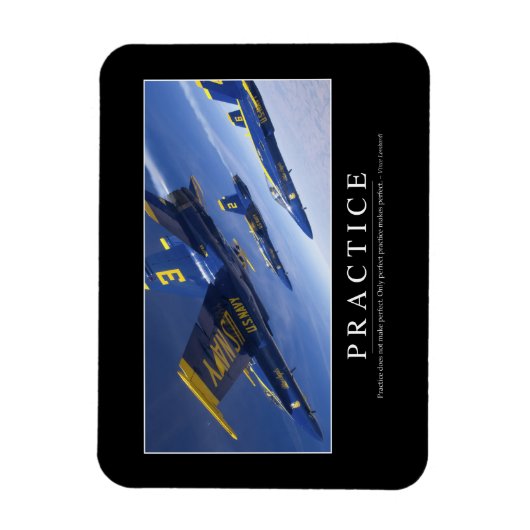 Praxis: Inspiration Zitat Magnet (Vertikal)