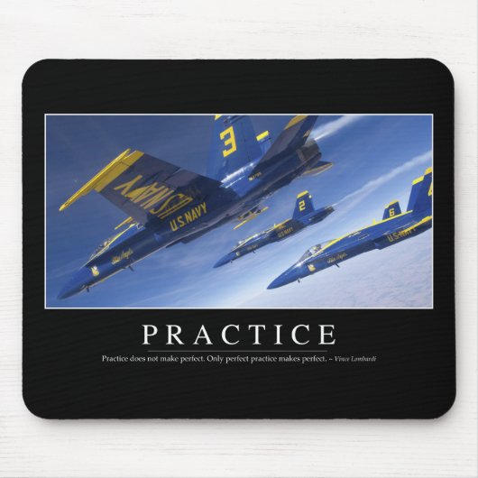 Praxis: Inspiration Zitat Mousepad (Vorne)