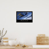 Praxis: Inspiration Zitat Poster (Küche)