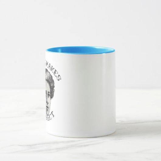 Praxis macht perfekt tasse (Zentrum)