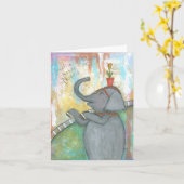 Praxis macht perfekte Notecard Karte (Gelbe Blume)