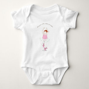 Praxis macht perfekte Pirouettes Baby Strampler