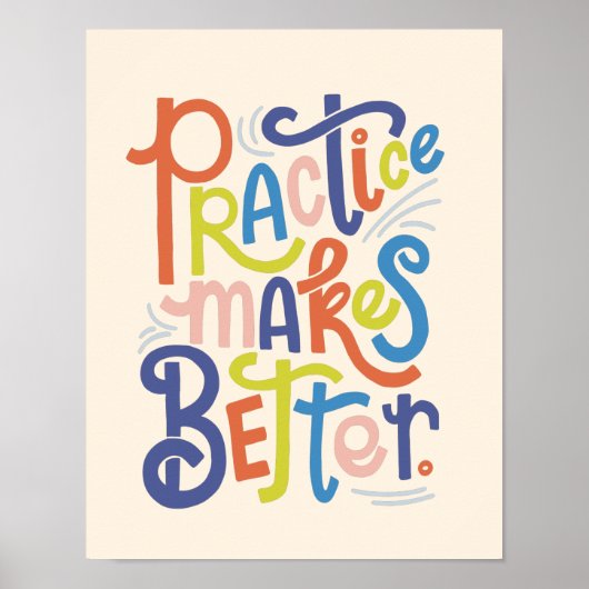 Praxis macht Poster besser (Vorne)