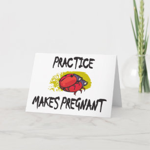 Praxis macht schwangere Mutterschaft Ankündigung