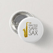 Praxis-Safe-Saxophon Button (Vorne & Hinten)