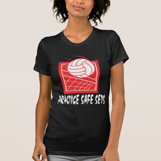 Praxis-sichere Set-Volleyball-T - Shirts (Vorderseite)
