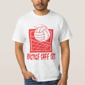 Praxis-sicherer Set-Volleyball T-Shirt (Vorderseite)