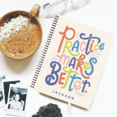 Praxis verbessert notizblock