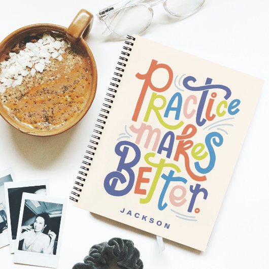 Praxis verbessert notizblock