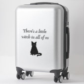 Praxismagie Zitat ein wenig Hexenwein Vinyl Sticke Aufkleber (Koffer)