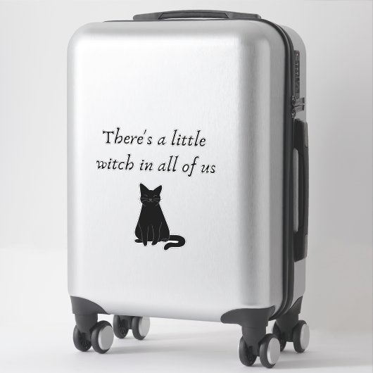 Praxismagie Zitat ein wenig Hexenwein Vinyl Sticke Aufkleber (Koffer)