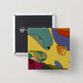 'Praxistischer Traum #83 - 2' Square Button (Vorne & Hinten)