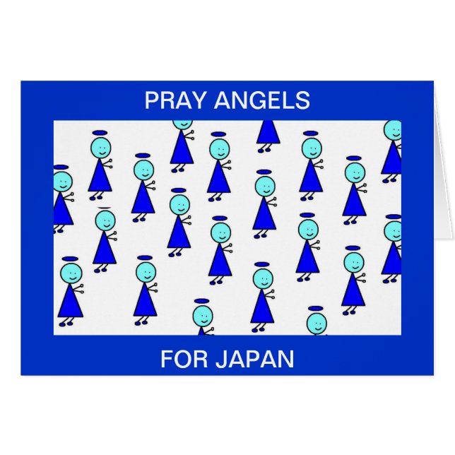 PRAY ANGELS FÜR JAPAN (Vorderseite (Horizontal))