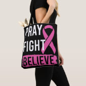 Pray Fight Believe Tote Tasche (Von Nahem)