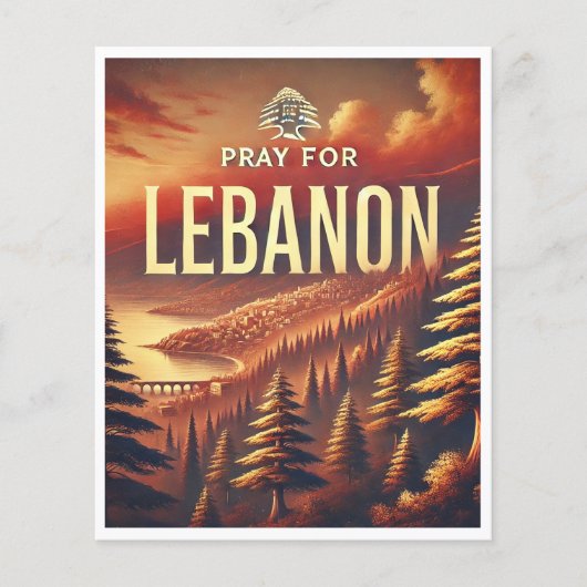 PRAY FOR LEBANON FLYER (Vorne)