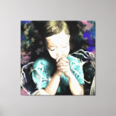 Pray for Peace Canvas Print - Hoffnung - Malerei Leinwanddruck (Vorderseite)
