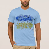 Pray for Peace. I stand with Ukraine.  T-Shirt (Vorderseite)