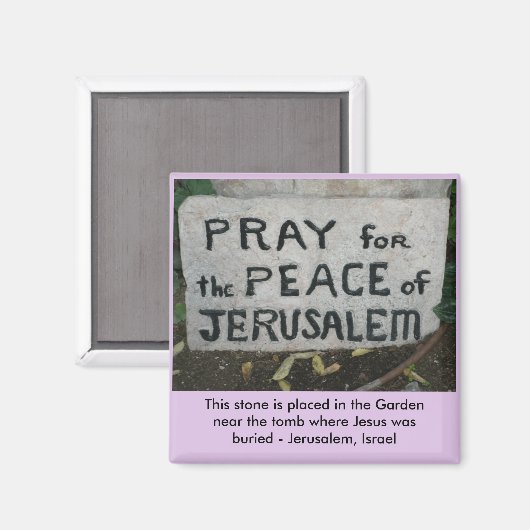 Pray for Peace Magnet (Vorderseite/Rückseite)