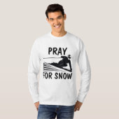PRAY FOR SNOW SKI T - Shirt T-Shirts (Vorne ganz)
