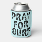 Pray For Surp Palm Tree Surfer Dosenkühler (Kanne Rückseite)
