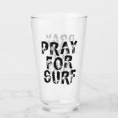 Pray For Surp Palm Tree Surfer Glas (Rückseite)