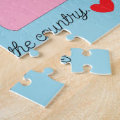 Pray for the Country & Hearts:  Light Blue Puzzle (Seite)