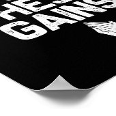 Pray For These Gains Fitness Gym Motivational  Poster (Ecke)