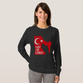 Pray For Turkey Pray For Türkiye I Stand With Turk T-Shirt (Vorne ganz)